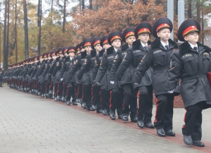 Больш за 80 навучэнцаў Спецыялізаванага ліцэя пры Універсітэце грамадзянскай абароны МНС прынеслі клятву на вернасць Радзіме