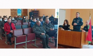 Под девизом «Живите безопасно!» прошёл сельский сход жителей Приснянского сельсовета