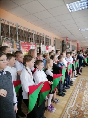 В Музее боевой и трудовой славы ребят принимали в пионеры и октябрята