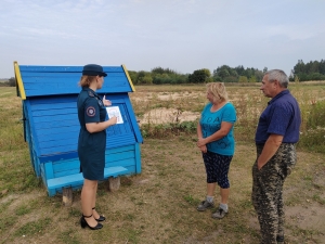 Колодец напомнит телефон 101 и 112