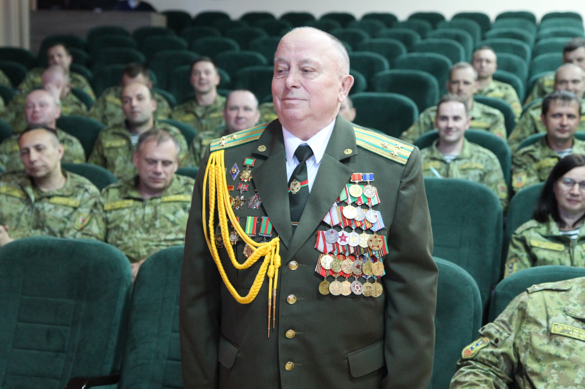 В Гомеле отметили 75-летний юбилей почетного пограничника Валерия Сливка 