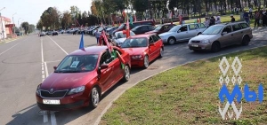 Республиканский автопробег «Символ единства», посвящённый Году народного единства, посетил Ветковский район