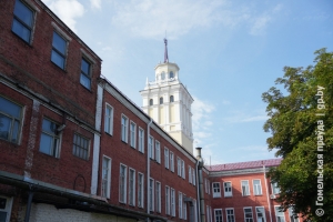 Помощник Президента — инспектор по Гомельской области Юрий Горлов посетил фабрику "8 Марта"